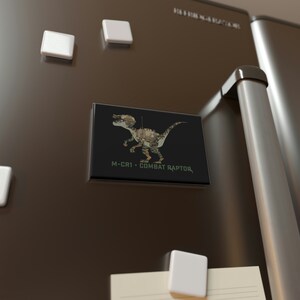 M1-CR1 Combat Raptor - Button Magnet, Rectangle (1 & 10 pcs sets)