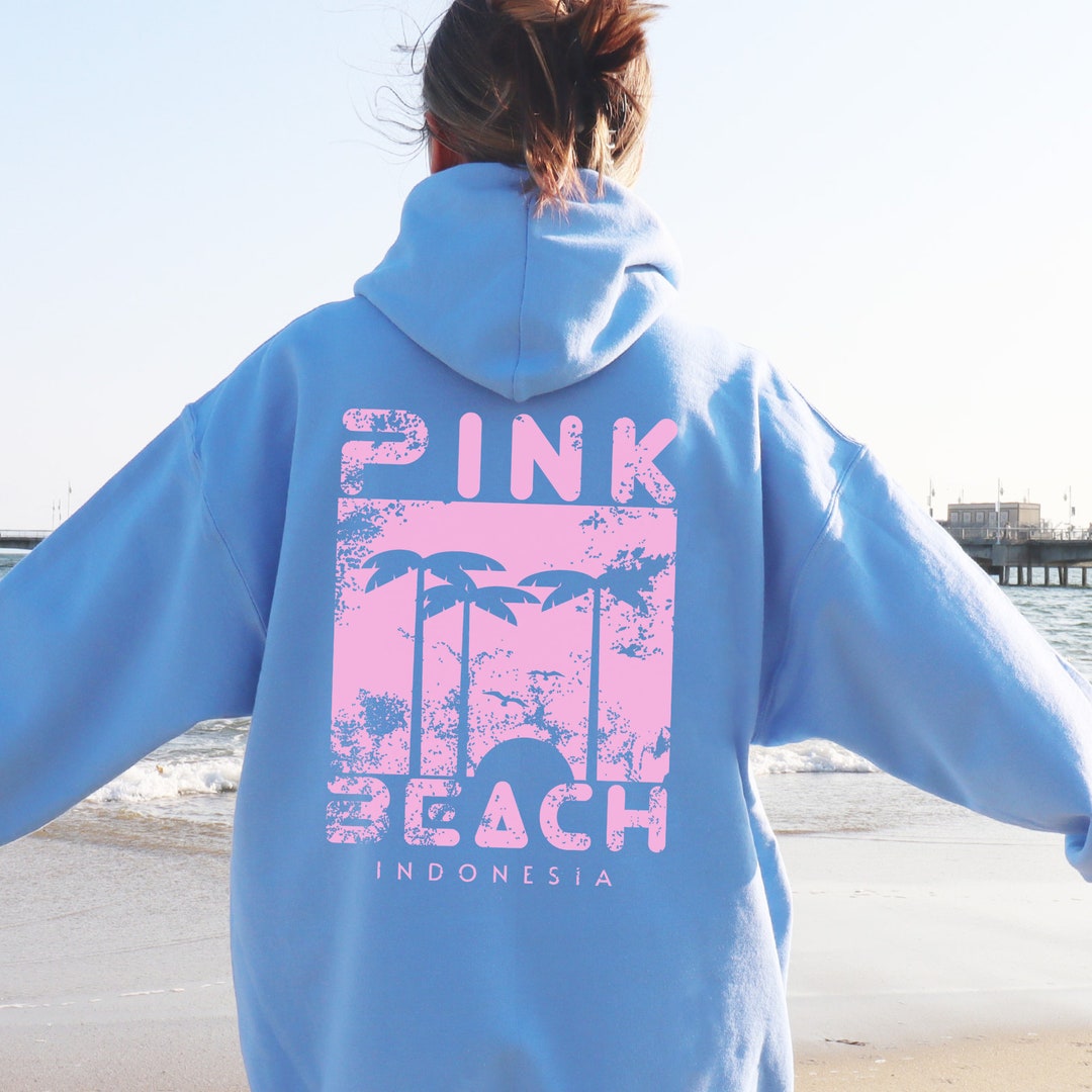 Pink Beach Hoodie Retro Soft Blue Sweatshirt Trendy Vintage Tropical Beachwear,summer Holiday Shirt,beach Vibes Top,ocean Sand Indonesia - Etsy Pink Beach Hoodie Retro Soft Blue Sweatshirt Trendy Vintage Tropical Beachwear,summer Holiday Shirt,beach Vibes Top,ocean Sand Indonesia - Etsy