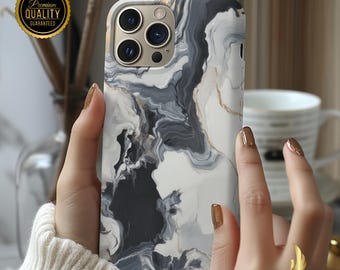 Beautiful Marble Phone Case, Pattern Mobile Case, Stylish Marble iPhone 16 Pro Max Tough Case, Samsung Galaxy, Pixel, iPhone 15 MagSafe Case