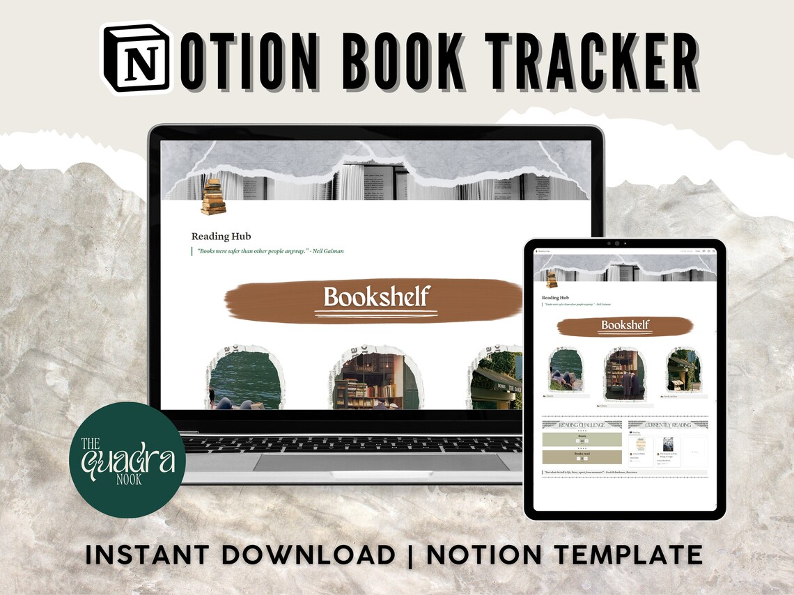 Notion Book Tracker Template Reading Tracker Book Log Etsy Notion Book Tracker Template Reading Tracker Book Log Etsy