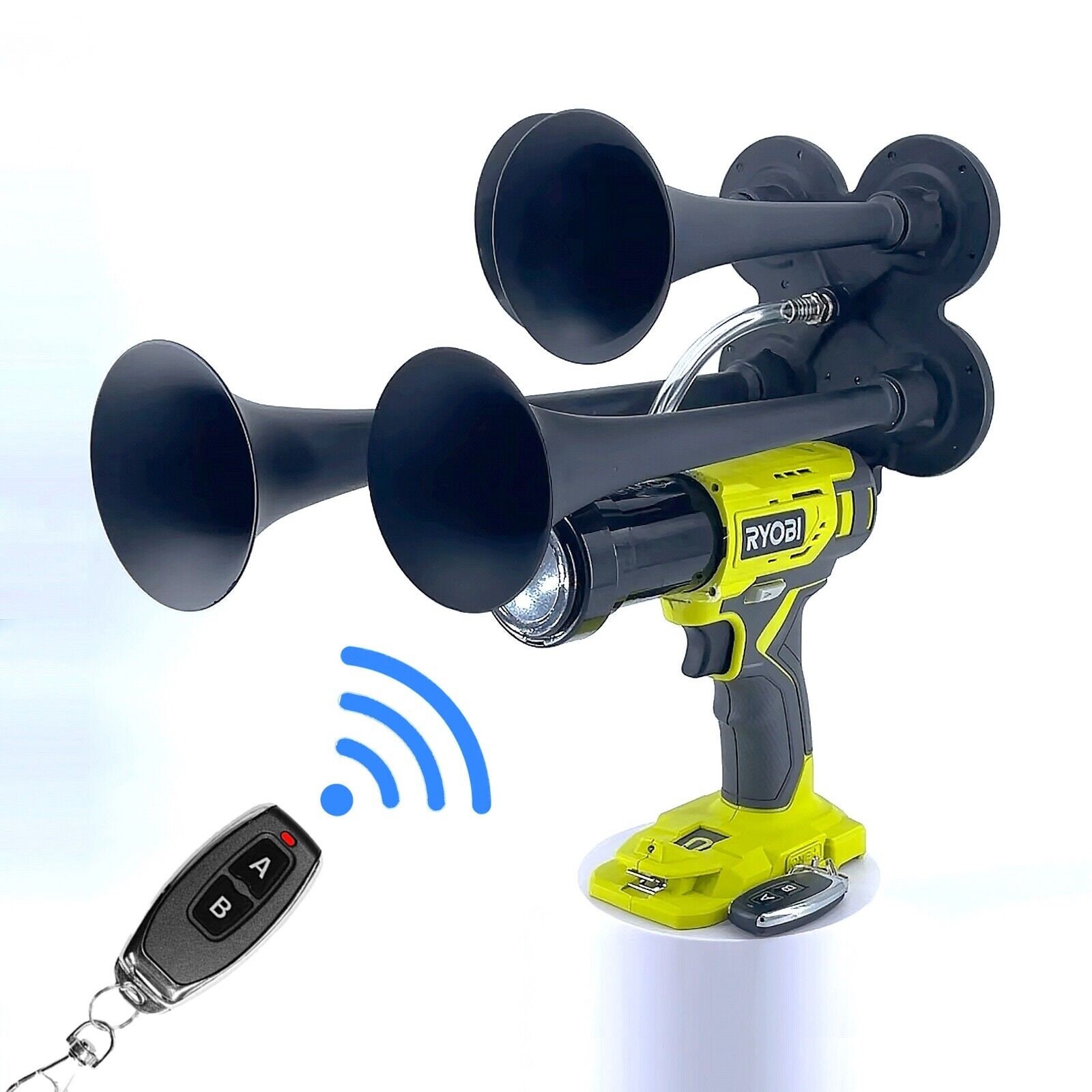 Ryobi Train Horn With Wireless Remote Control Etsy