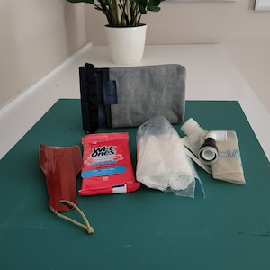 NEW STOCK!  Ultralight Poop Kit/ Backcountry toiletry organizer - Organize your #2 needs all in one place - Just grab and go