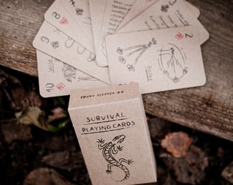 Finarfin - Survival & Bushcraft flashcards - A deck of playing cards