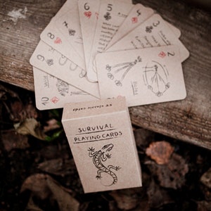 Finarfin - Survival & Bushcraft flashcards - A deck of playing cards