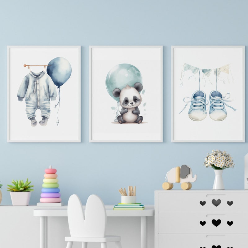 Boy Nursery Wall Art - Etsy