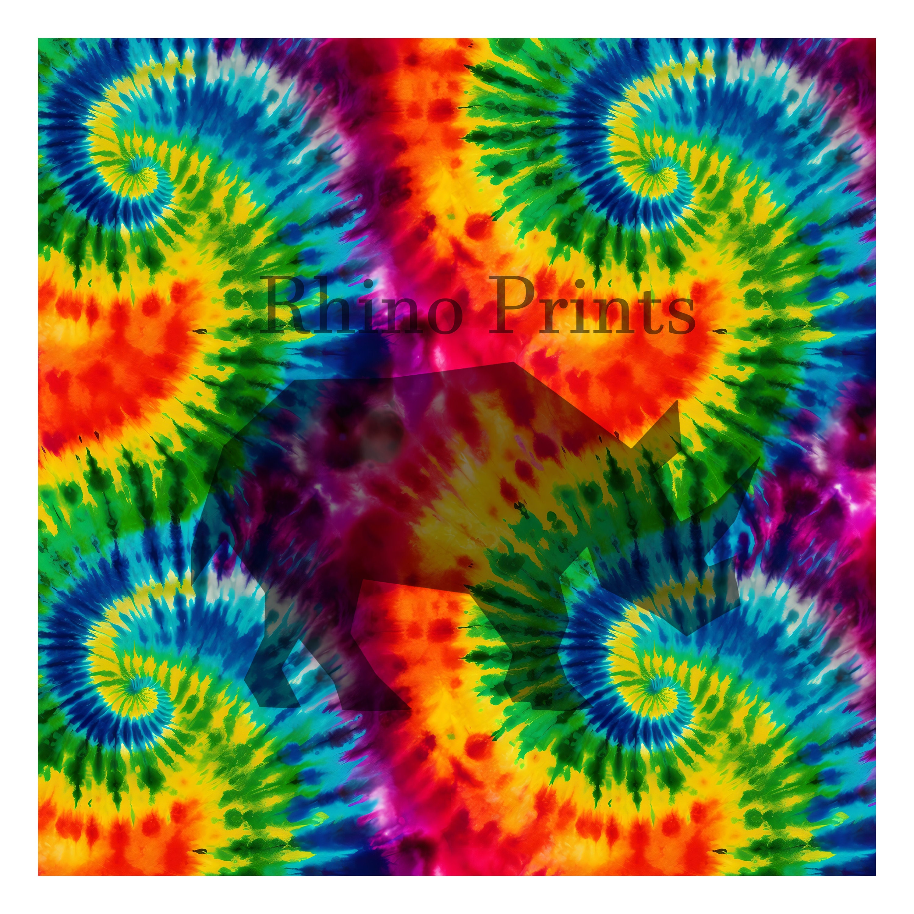 vibrant tie dye