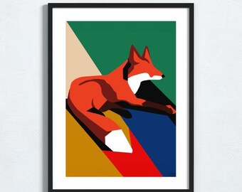 Dodder Fox - Digital Print Wall Decor