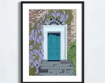 Georgian Door - Digital Print Wall Decor