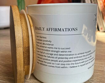 Daily Affirmation Candle