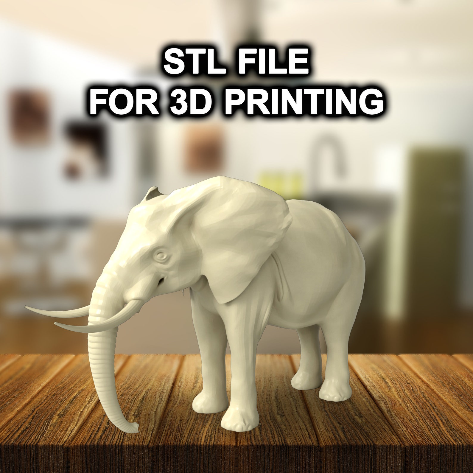 ELEPHANT STL File 3D Printable File STL File Digital File Etsy
