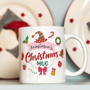 Personalisierter Weihnachtsentwurf, Weihnachtsbecher svg, Weihnachtssvg, Sublimation Wrap Design, Becher-Design, sofortiger digitaler Download, PNG, SVG