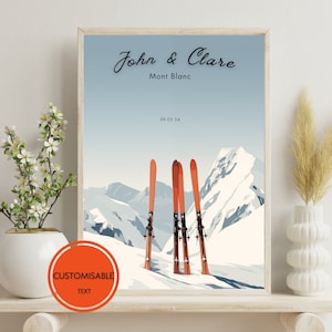 Ski Lodge Wall Decor | Women Skiers | Ski Poster | Retro Prints | Antique Photo | Digital Download | Vintage Poster | Wall Art |