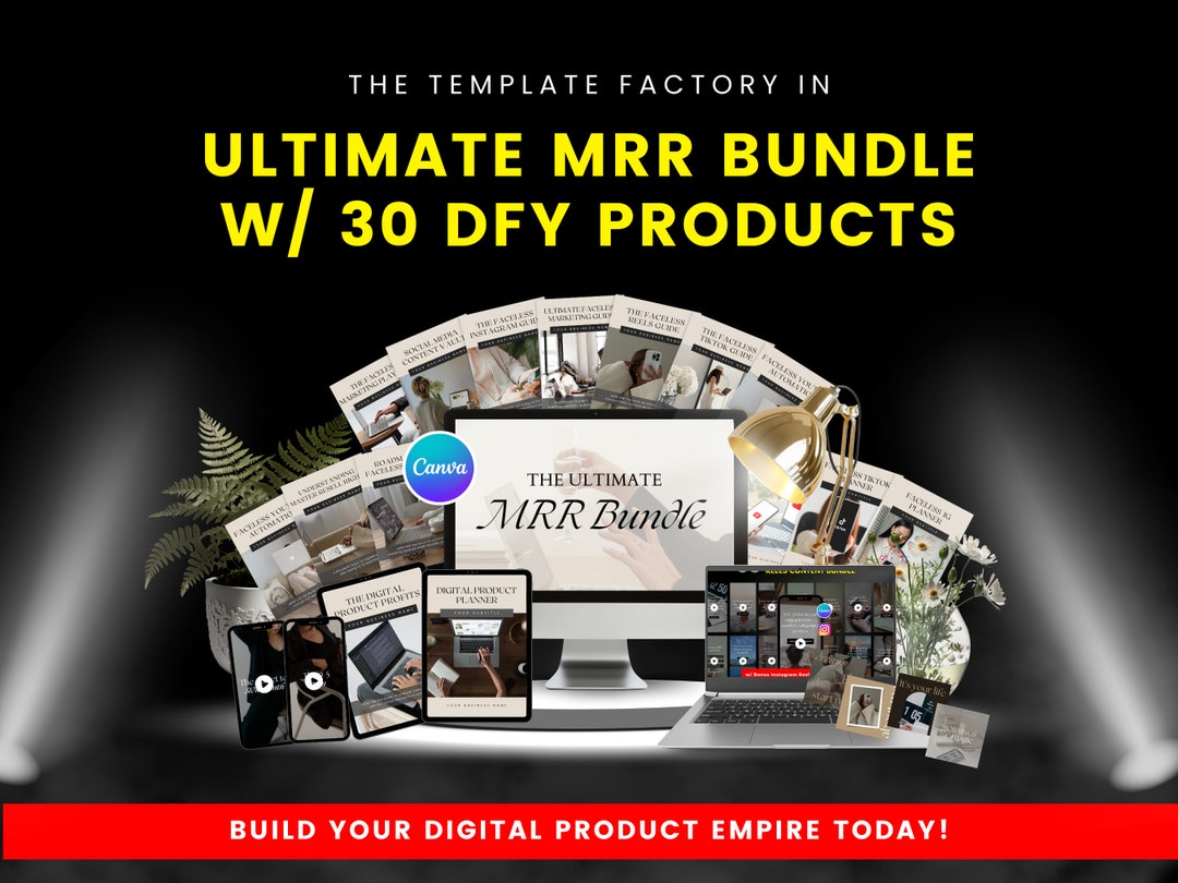 Ultimate MRR Product Bundle | 30 Done for You Digital Products ...