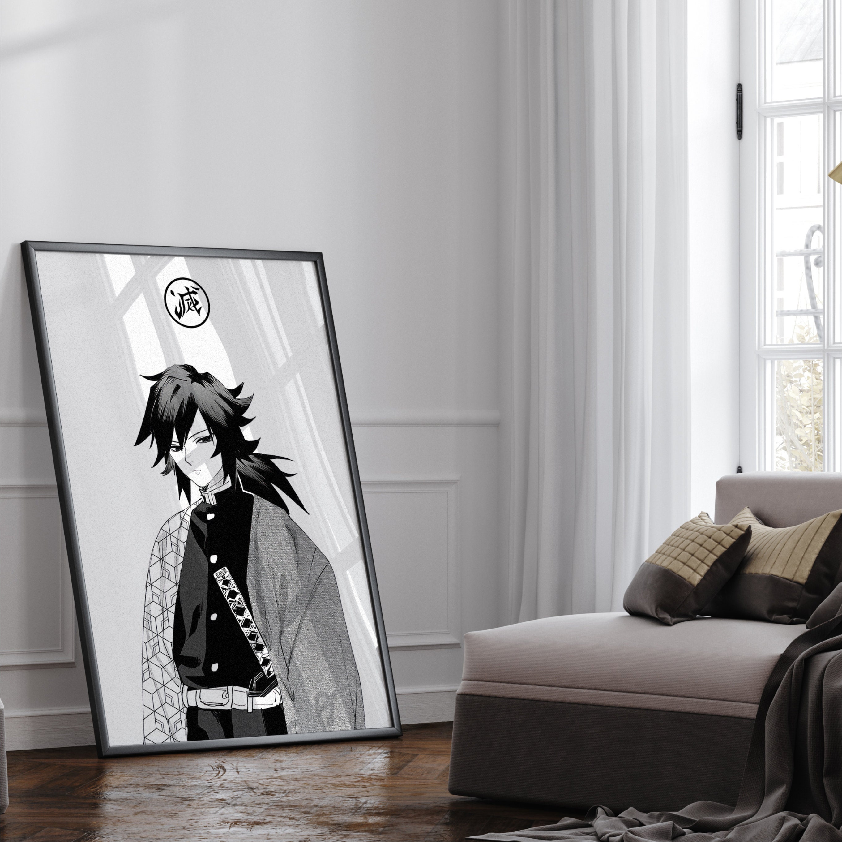 Wall Art Print Anime Titan Slayer Japandi Ukiyoe Aesthetic, Gifts &  Merchandise
