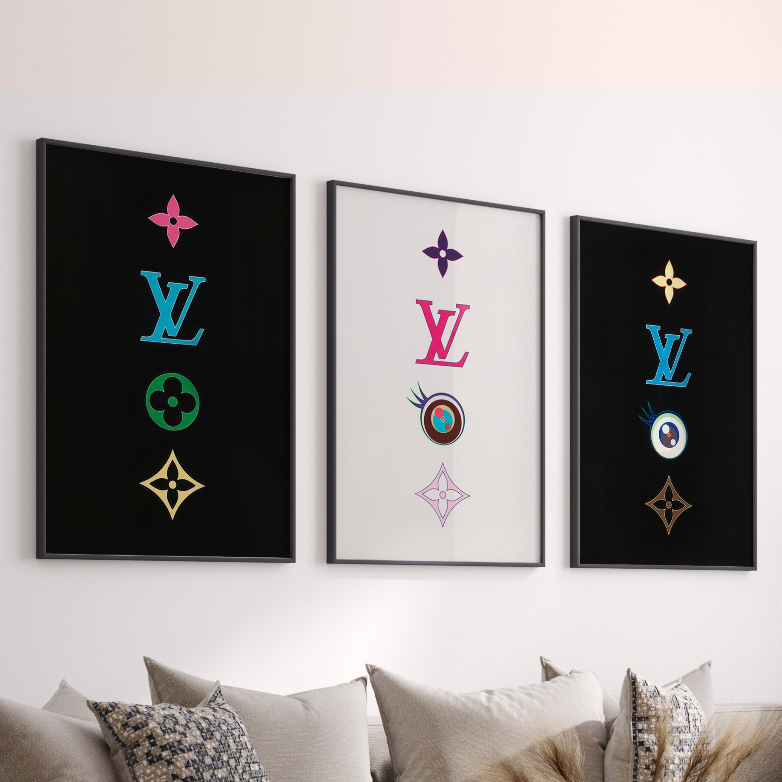 louis vuitton stencils for painting wall