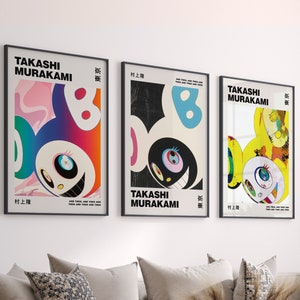 Takashi Murakami's Eye Love Superflat (Pink Logo) Print - Hype Museum