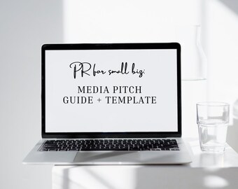Media pitch guide and template, public relations for small business