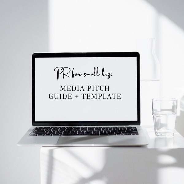 Media pitch guide and template, public relations for small business