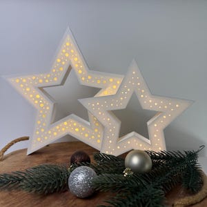 Weihnachtsstern wei leuchte - Etsy.de