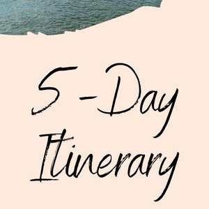 Paris 5-Day Itinerary