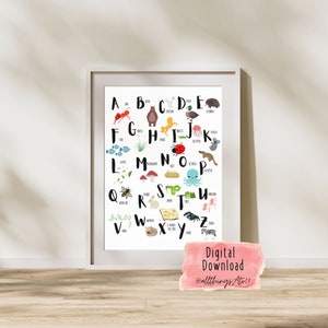A-Z Alphabet Poster