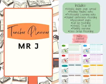 Teacher Diary / Teacher Planner - Books