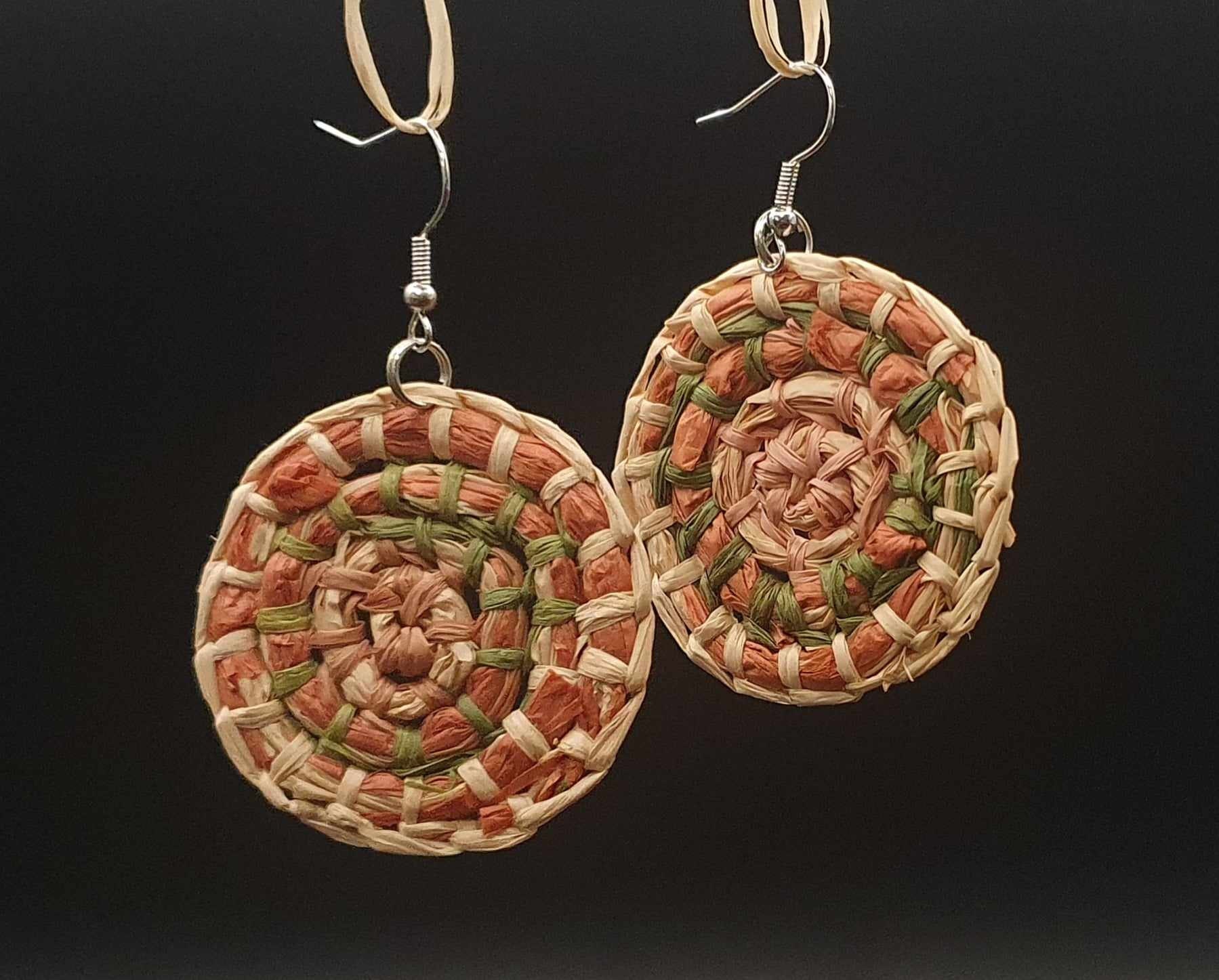 Contemporary First Nations Aboriginal Woven Handmade Earrings Etsy