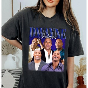 Dwayne The Rock Johnson sobrancelha levantar meme T-Shirt T-Shirt senhora  roupas moda mulher blusa 2023