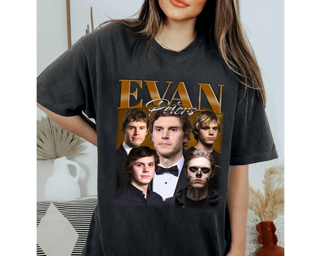 Camisa Evan Peters, Evan Peters Retro, Sudadera Evan Peters, Camisetas