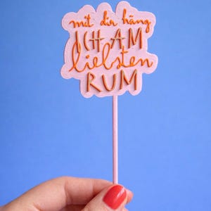 3MF | 3D | Cadeau-idee voor je vriendin: 3D-print incl. commerciële licentie, Bambulab-print, gekleurde topper, sarcasme, rondhangen met je beste vriendin, bloemenpluk.