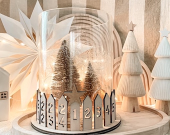 SVG | LASER FILE | CHRISTMAS Advent calendar including commercial license Christmas Advent 24 Advent countdown Countdown Lasercut vector