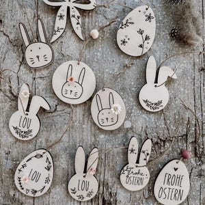 SVG | LASERDATEI | OSTERN Hase Frohe Ostern lasercut Anhänger inkl gewerbelizenz digitale Datei Vector Geschenk geschenkanhänger Lasercut