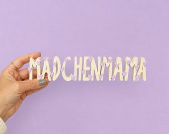 3MF | 3D | Idea regalo per la mamma e la fidanzata Stampa 3D con licenza commerciale inclusa Bambulab Stampa con scritte colorate MOM ragazza festa della mamma migliore mamma figlia