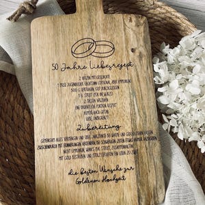 SVG l FILE LASER l MATRIMONIO anniversario di nozze d'oro 50° idea regalo digitale per coppia di innamorati incl. ricetta licenza commerciale ricetta matrimonio vettore matrimonio