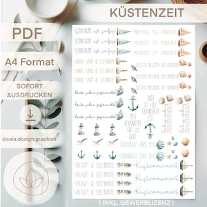 PDF | CANDLE FILE | COASTAL TIME coast sea sea love anchor lighthouse candle tattoos waterslide digital file candle template
