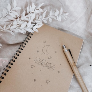 SVG | LASER FILE | NOTEBOOK Thoughts Ideas Memories Notes incl. commercial license Lasercut gift idea Birthday Farewell Educator