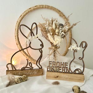 SVG | LASERDATEI | OSTERN beste Schriftzug geschenkidee lasercut Klötzchen inkl gewerbelizenz digitale Datei Vector frohe Ostern Hase