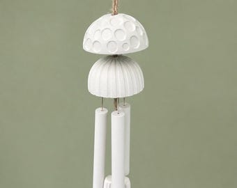 3MF | 3D | Wind Chime Gift Idea 3D Printed incl. Commercial License Bambulab Print Colored Garden Summer Garden Love Flower Meadow Wind Chime
