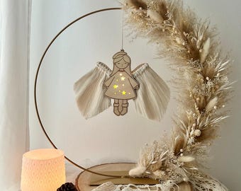 SVG | Laser file | Christmas angel macrame guardian angel Christmas angel motifs digital file lasercut including commercial license Vector