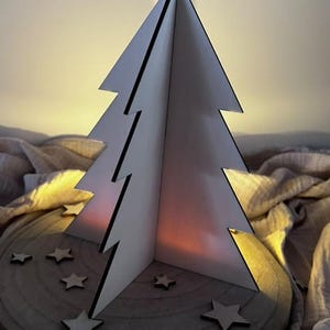 SVG | LASER FILE l CHRISTMAS Christmas tree Christmas tree star Christmas decoration Christmas decoration lasercut including commercial license vector