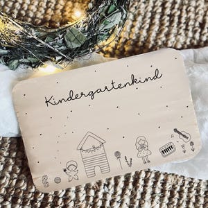 SVG l LASER FILE l KINDERGARTENCHILD including commercial license kitakind toddler daycare start childminder 1st day of kindergarten playground vector board