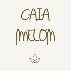 Script Font Font simple digital download caia melon