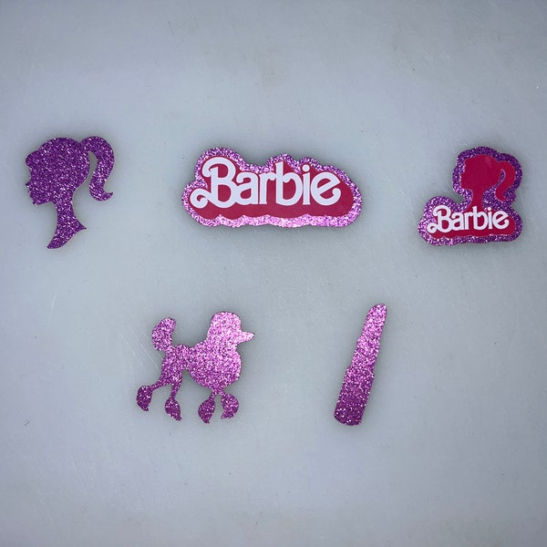 Barbie Cupcake Toppers Etsy UK