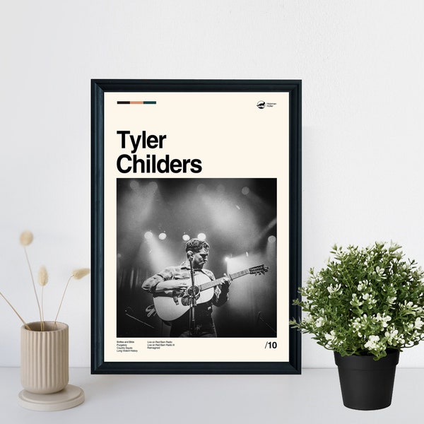 Tyler Childers Poster Bibles and Bottles Etsy