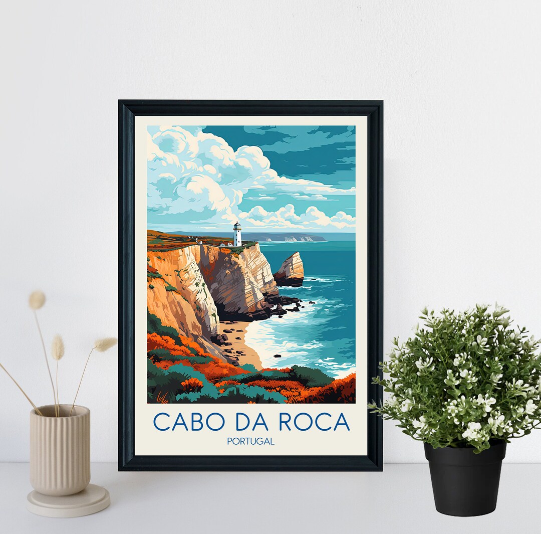 Cabo Da Roca Sign Cabo Da Roca Travel Cabo Da Roca Poster Cabo Da Roca Print - Etsy