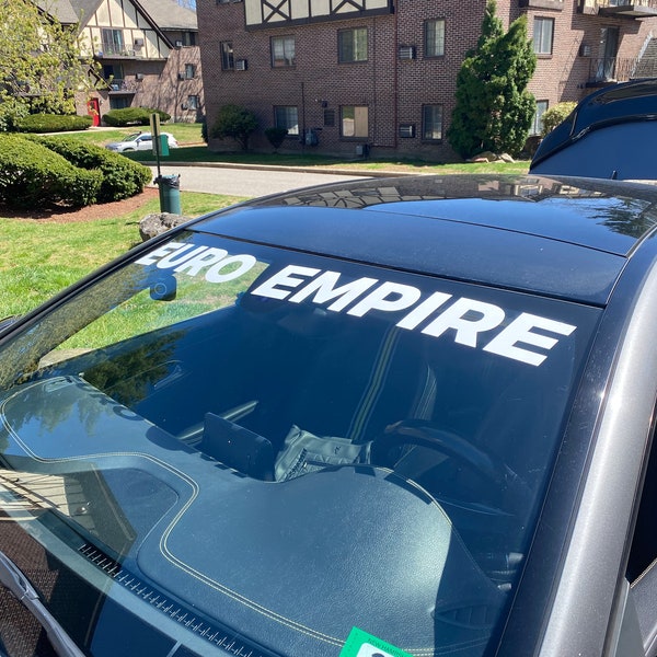 Buy Custom Windshield Decal Online Etsy