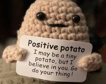 Positive Potato the Original Affirmation, Novelty Doll/figure.  Motivational, Pick Me Up, Brighten Your Day, Happy, Mental Health Gift -   UK