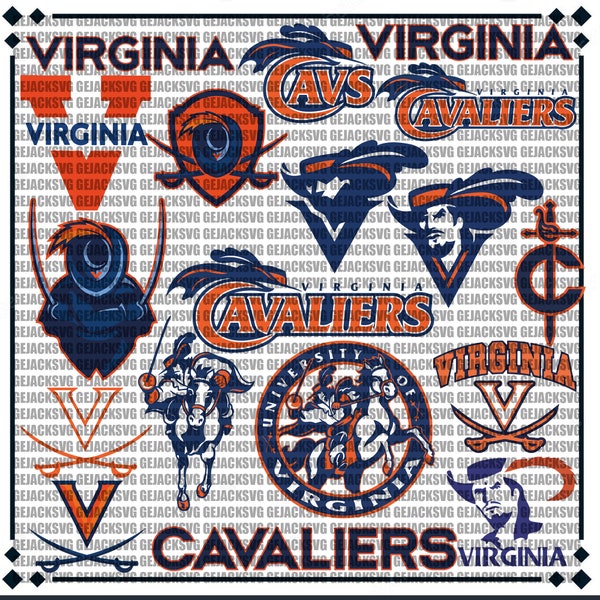 Virginia University SVG, Cavaliers SVG, Game Day, Football, Basketball, College, Athletics, Instant Download.