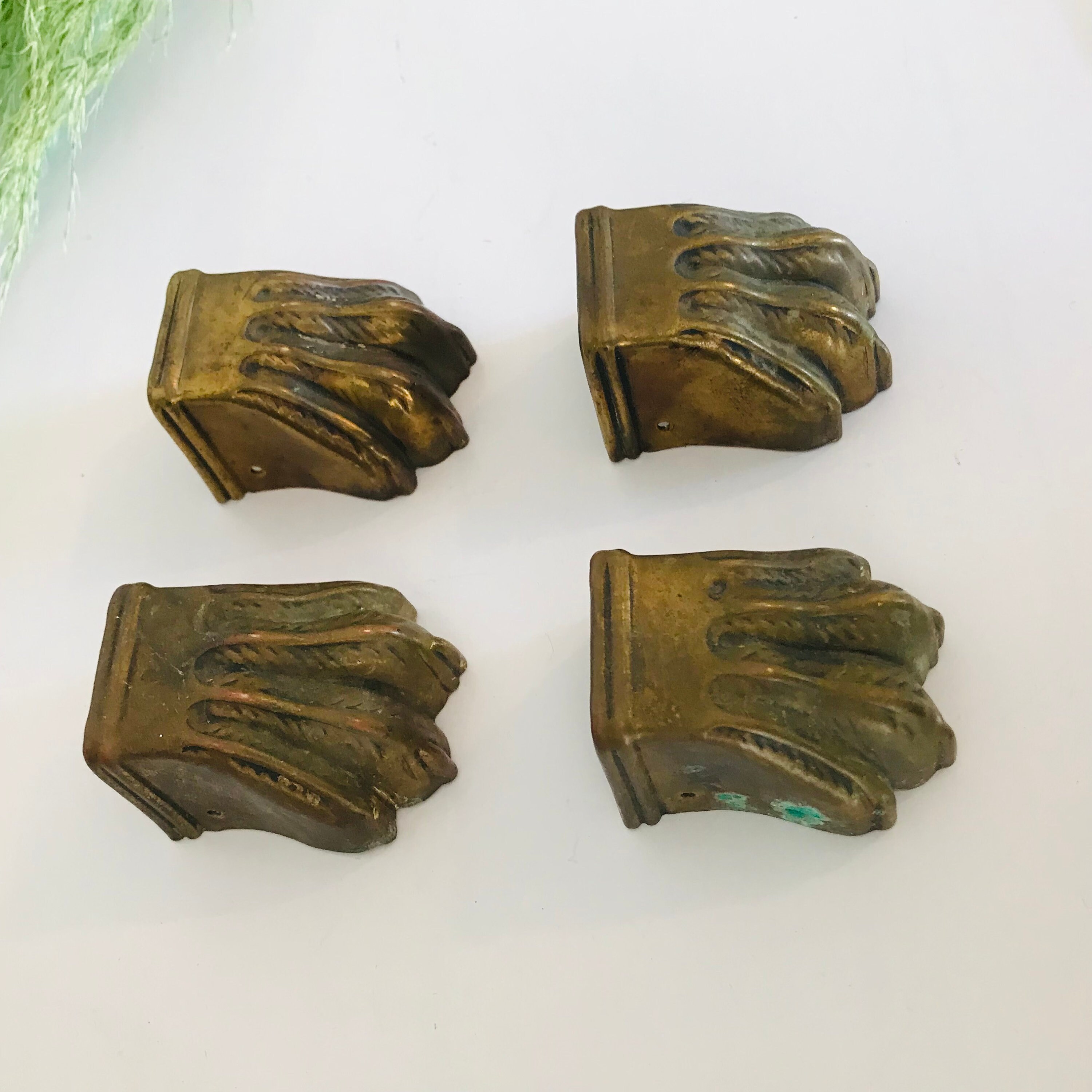 Antique Lion Claw Feet Furniture, Table Leg Foot Brass / Bronze