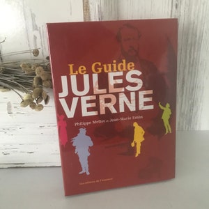 Le Guide Jules Verne, Philippe Mellot Jean Marie Embs,  New Book, Paris, Unwrapped Book, Vintage Jules Verne, Library Decor, French Book